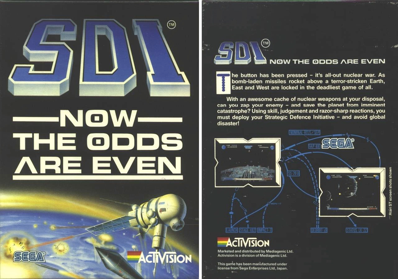 Illustration for article titled Reagan's Star Wars Missile Program Had Its Own Video Game